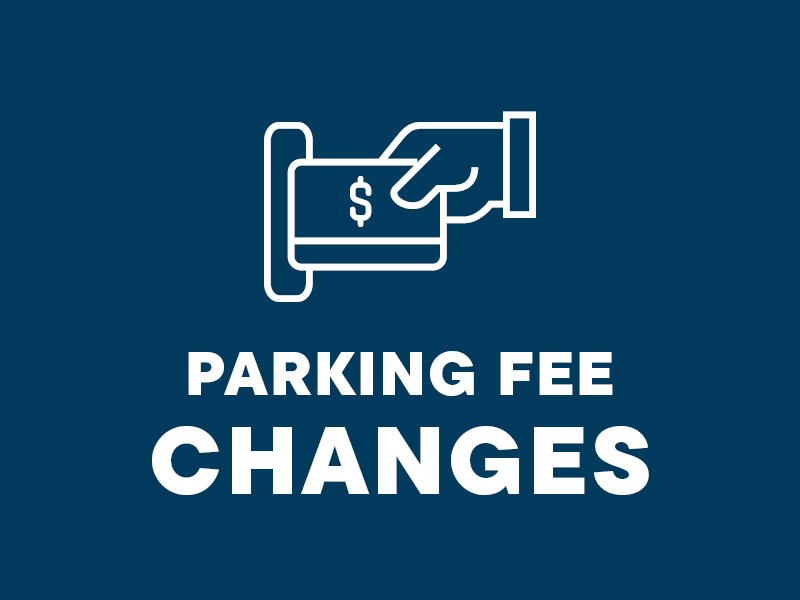 Parking fee changes