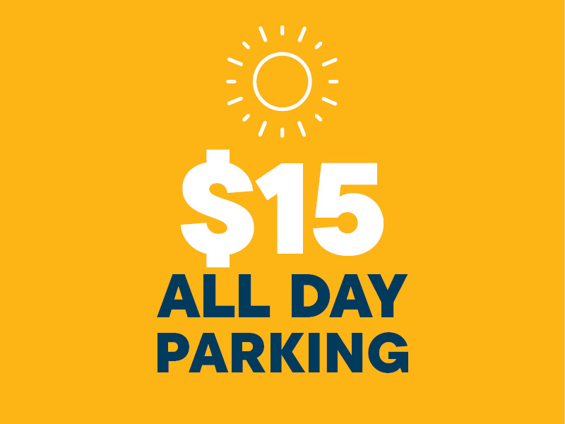 $15 All Day Parking