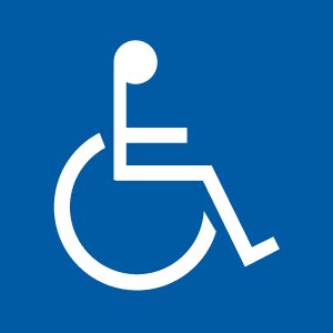 Disability bay sign